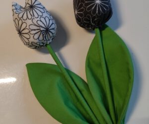 Tulpen mit Blatt