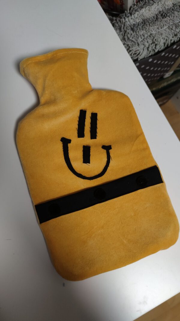 Wärmflaschenbezug mit Smily