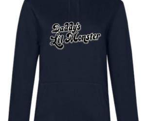 Hoodie Daddys Lil Monster grau