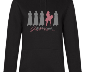 Hoodie Be different schwarz