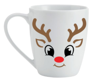 Weihnachtstasse weiß