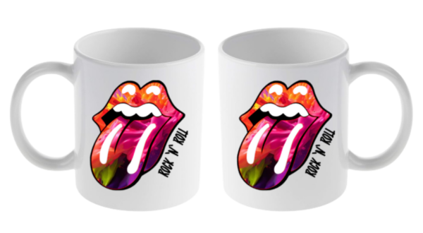 Rock ´n´ Roll Tasse weiß