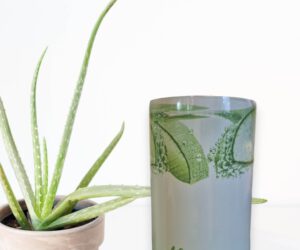 Aloe Vera Edelstahlbecher klein