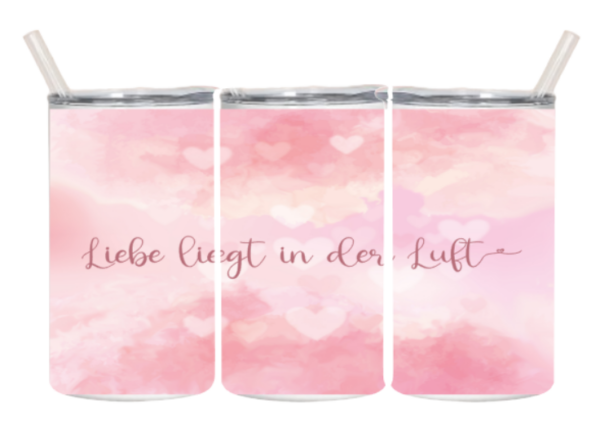 Liebe liegt in der Luft Edelstahlbecher klein