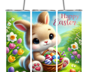Happy Easter niedlich Edelstahlbecher