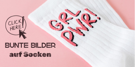 Bunte Bilder Socken