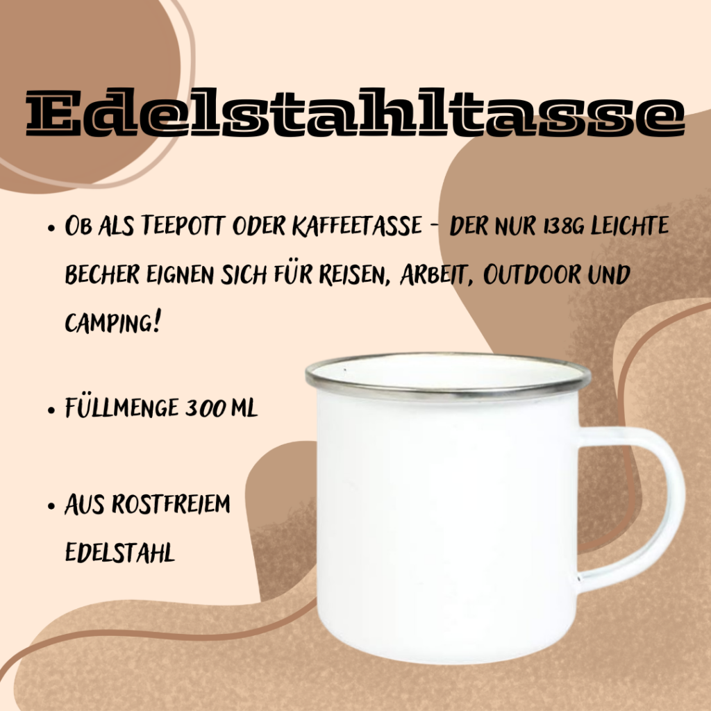 Edelstahltasse