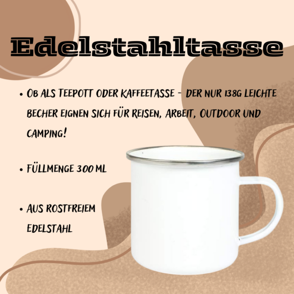 Edelstahltasse