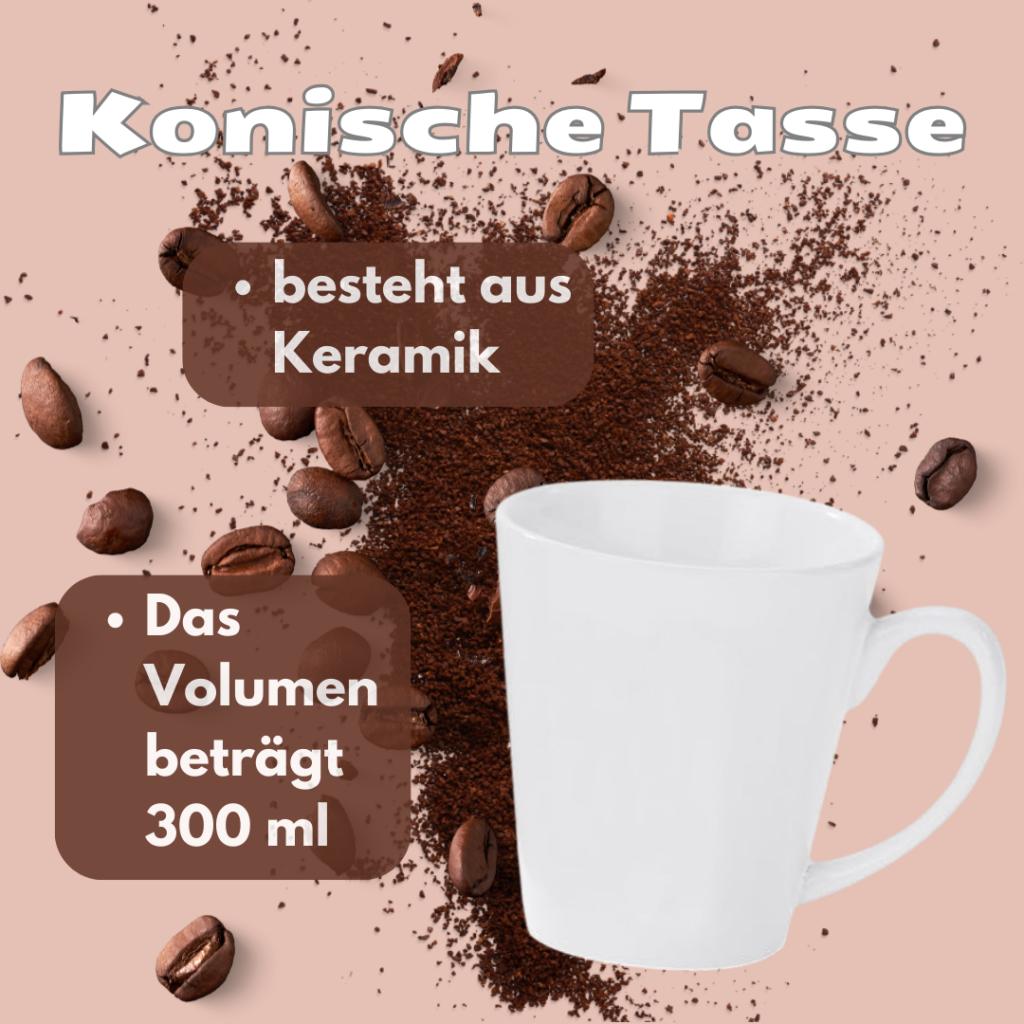 Konische Tasse