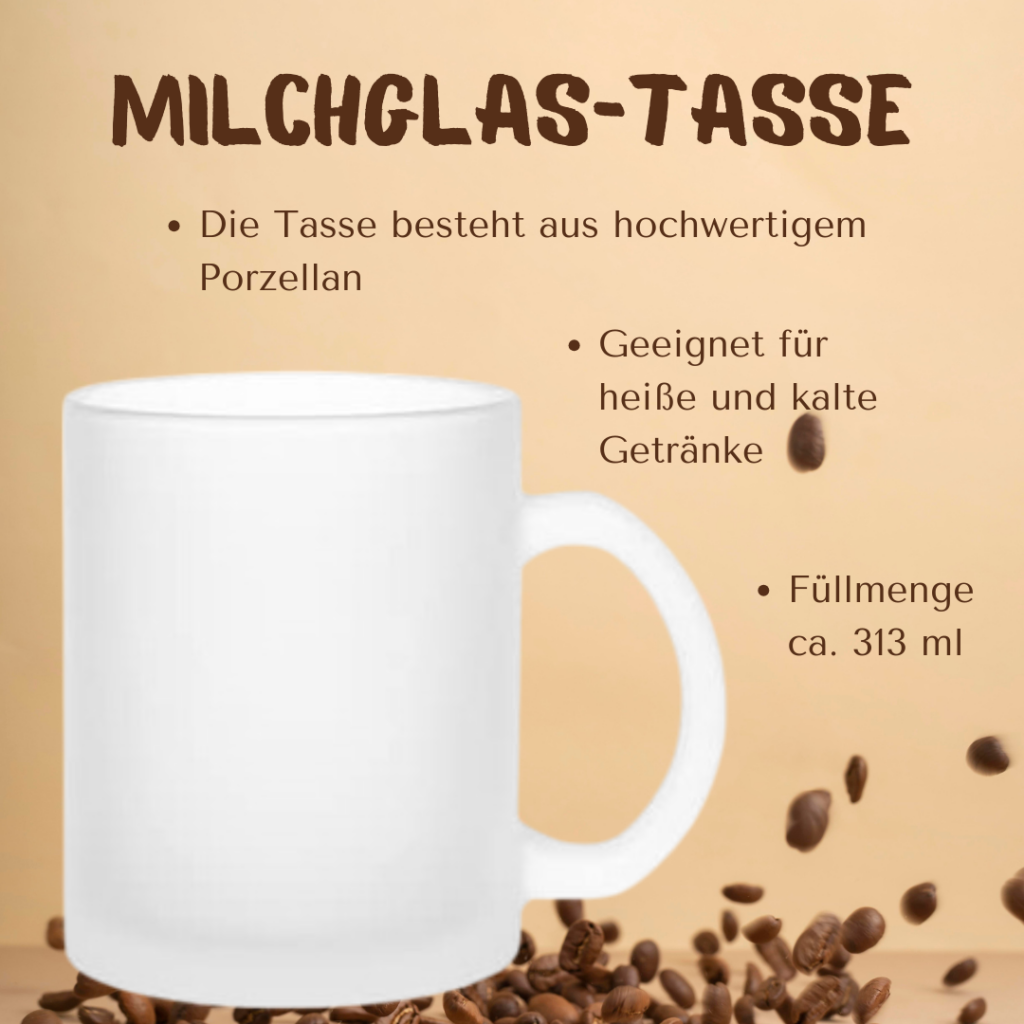 Milchglas-Tasse