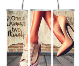 Edelstahlbecher One Woman, two Moods