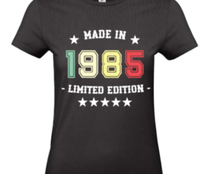 T-Shirt Limited Edition Damen schwarz