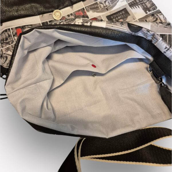 Tasche "FlapOver" Innenansicht mit Innentasche