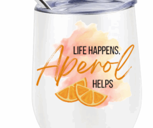 Life happens, Aperol helps Weinbecher