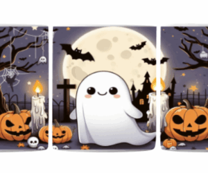 "Boo" auf dem Friedhof Tasse weiß