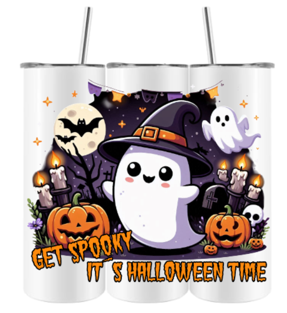 Get spooky Boo Edelstahlbecher