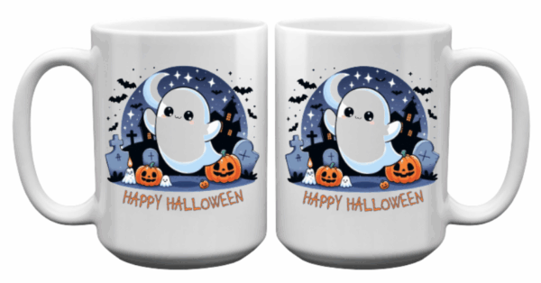 Happy Halloween Boo XXL Tasse