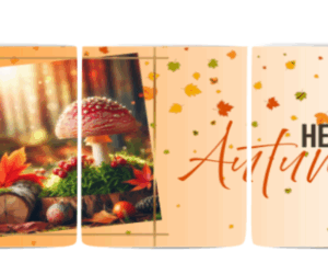 Hello Autumn Tasse weiß