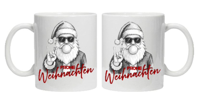 Cool Santa Tasse weiß