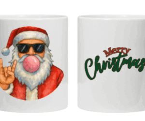 Merry Christmas Santa Tasse weiß