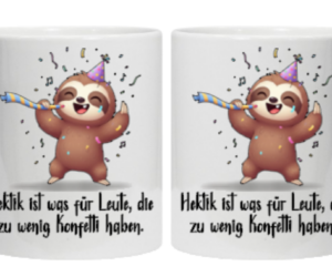 Party Flash Tasse weiß