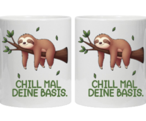 Gechillter Flash Chill mal deine Basis Tasse weiß
