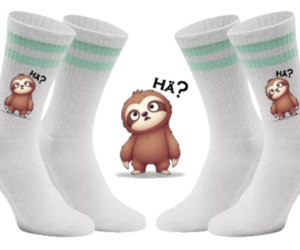 Verpeilter Flash Socken mint