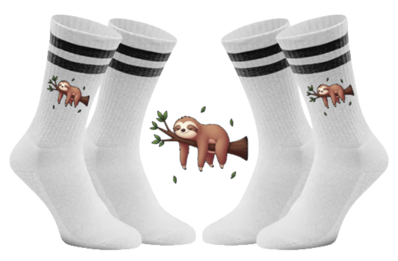 Gechillter Flash Socken schwarz