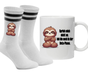 Flashs-Morgenmuffel-Modus Beta-Phase Tennissocken schwarz