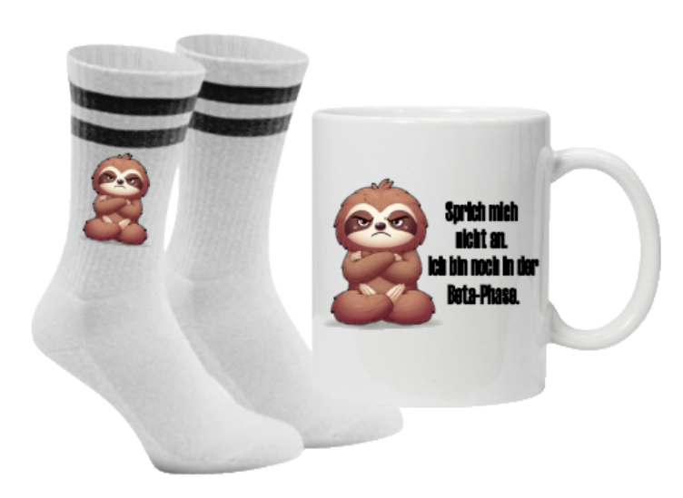 Flashs-Morgenmuffel-Modus Beta-Phase Tennissocken schwarz