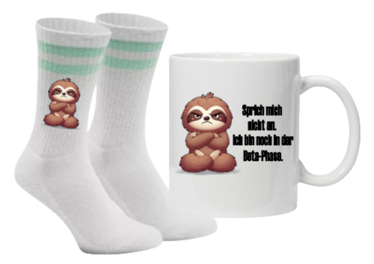 Flashs-Morgenmuffel-Modus Beta-Phase Tennissocken mint