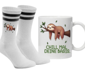 Flashs Basis-Chiller-Bundle Chill mal deine Basis Tennissocken schwarz