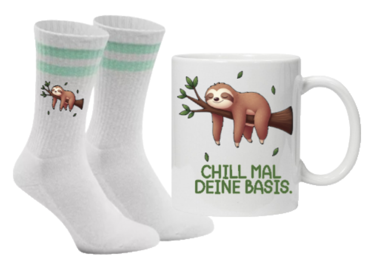 Flashs Basis-Chiller-Bundle Chill mal deine Basis Tennissocken mint