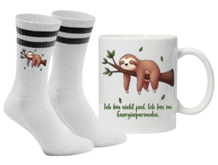 Flashs Basis-Chiller-Bundle Energiesparmodus Tennissocken schwarz