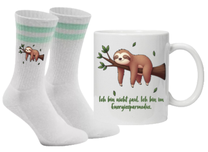 Flashs Basis-Chiller-Bundle Energiesparmodus Tennissocken mint