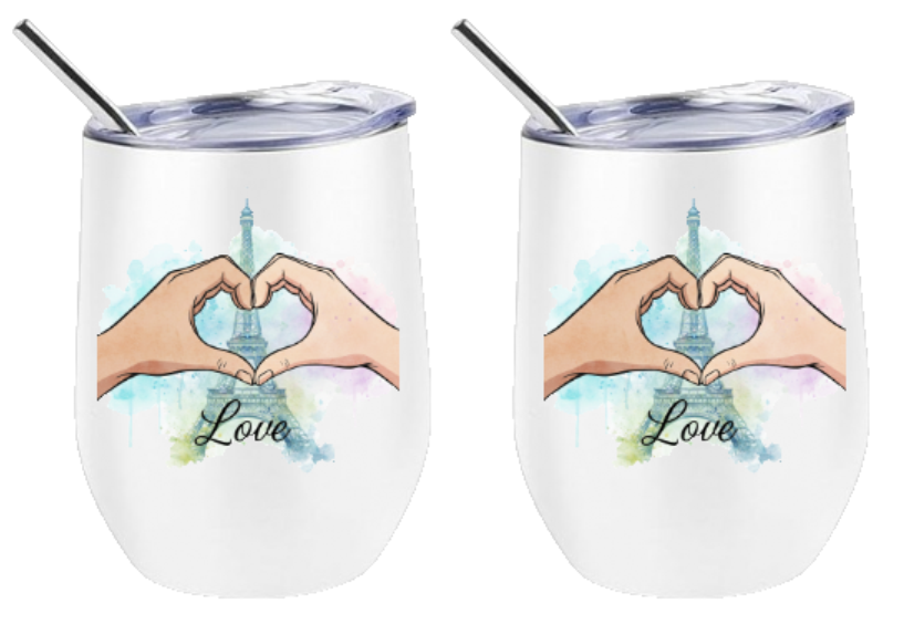 Love-Edition: Paris Edelstahlweinbecher