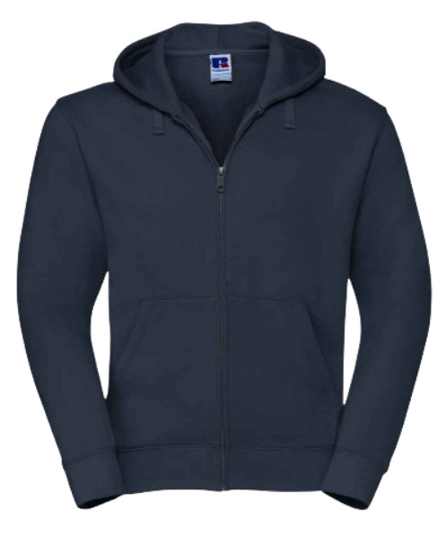 Scirocco-Club Jubiläums-Sweatjacke Vorderseite Herren dunkelblau