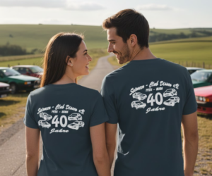Scirocco-Club Jubiläums-T-Shirt dunkelbau