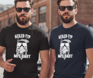 T-Shirt Geiler Typ mit Bart