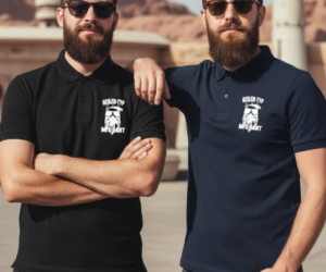 Poloshirt Geiler Typ mit Bart