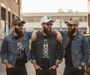 Cap Geiler Typ mit Bart