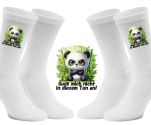 Bao´s Montags-Socken weiß